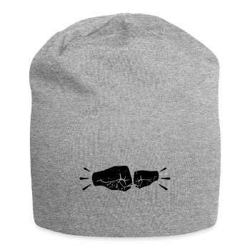 father - Jersey Beanie - heather grey - Front