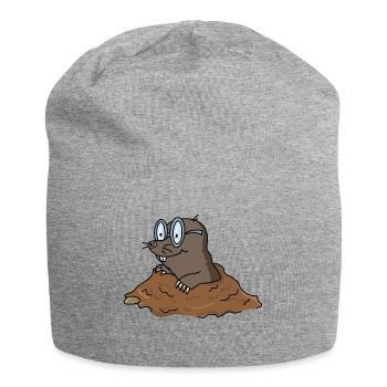 Drôle Cool Mole - Bonnet en jersey - gris chiné - Devant