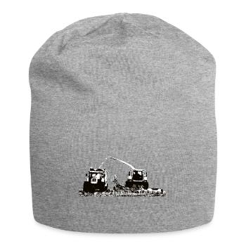 Corn Chopper Corn Chopper Chop Farmer - Jersey Beanie - heather grey - Front