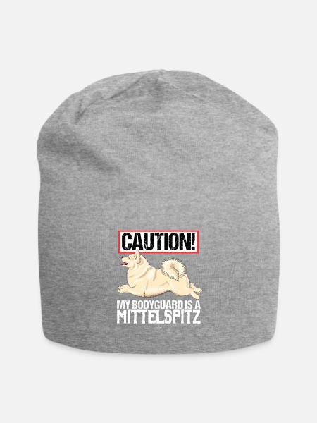 mittelguard4 - Jersey-Beanie - Grau meliert