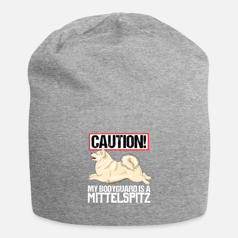 mittelguard4 - Jersey-Beanie - Grau meliert