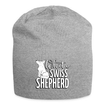 white swiss - Jersey Beanie - heather grey - Front
