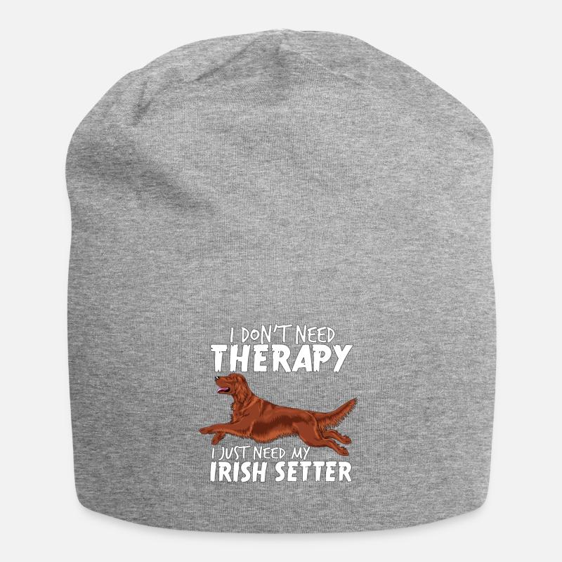 irishtherapy3 - Jersey-Beanie - Grau meliert