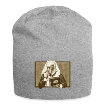 Vintage Bier Werbung - Jersey-Beanie - Grau meliert - Vorne