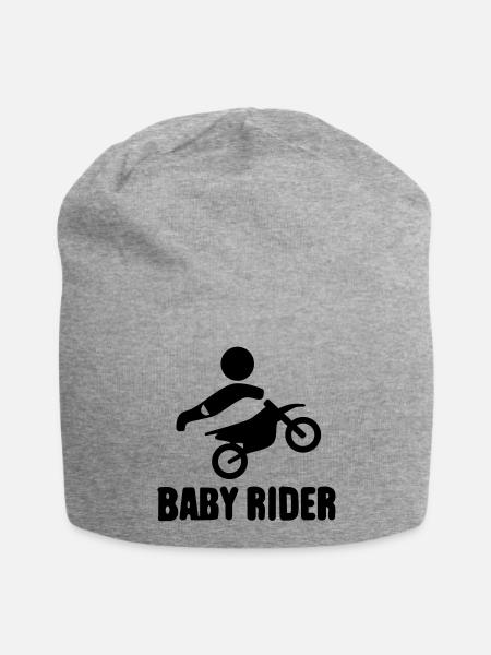 Baby Rider  - Jersey-Beanie - Grau meliert