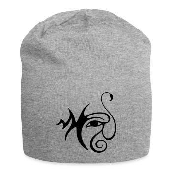 Œil-Scorpion 2 (monochrome) - Bonnet en jersey - gris chiné - Devant