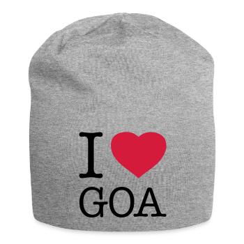 J’AIME GOA Inde - Bonnet en jersey - gris chiné - Devant