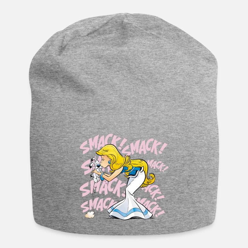 Asterix & Obelix - Falbala avec Idefix - Bonnet en jersey - gris chiné