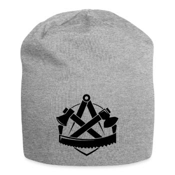 Carpenters logo - Jersey Beanie - heather grey - Front