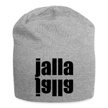 Jalla jalla | schnell schnell - Bonnet en jersey - gris chiné - Devant