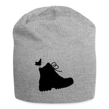 Hiking boot - Jersey Beanie - heather grey - Front