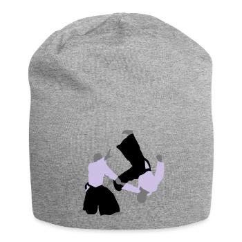aikido - Bonnet en jersey - gris chiné - Devant
