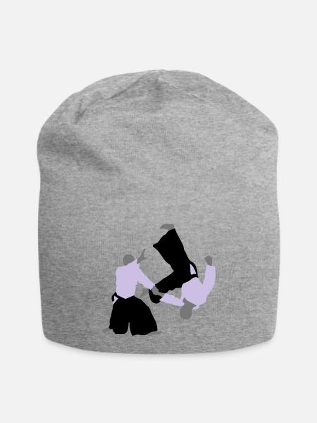Aikido - Jersey-Beanie - Grau meliert