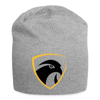 Falcon logo - Jersey Beanie - heather grey - Front