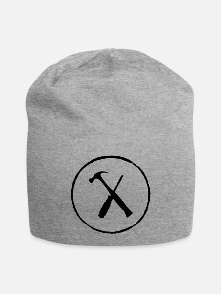 Tools - bricolage - Bonnet en jersey - gris chiné