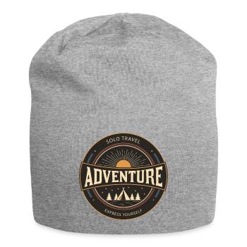 Solo Travel Adventure, Best Travel T-shirt - Jersey Beanie - heather grey - Front