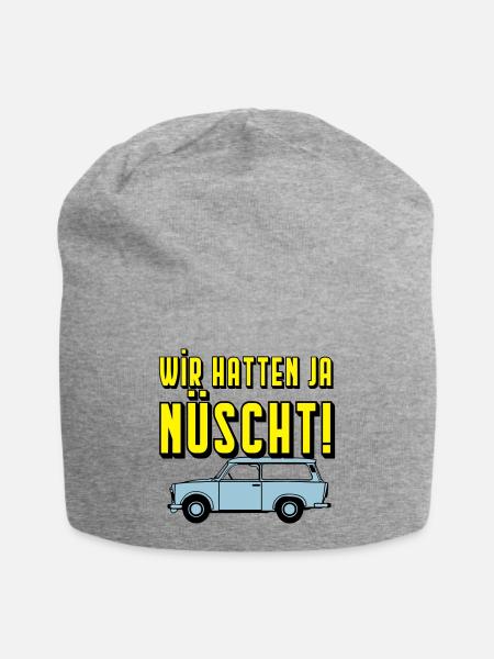 Universal Kombi , Wir hatten ja nüscht!(25 - Jersey-Beanie - Grau meliert
