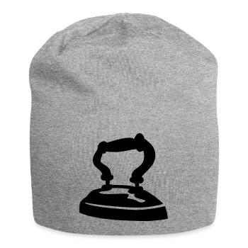 ironing - Jersey Beanie - heather grey - Front