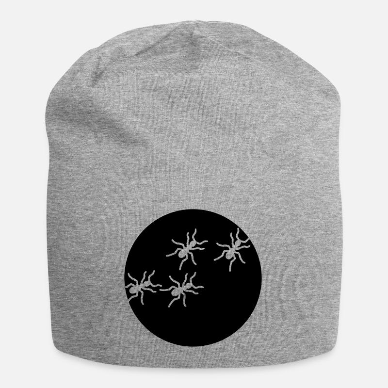 fourmi - Bonnet en jersey - gris chiné