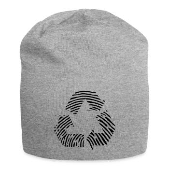 Recyclage Recyclage Empreinte Digitale ADN ADN Recyclage - Bonnet en jersey - gris chiné - Devant