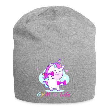 Gym Unicorn - Jersey-Beanie - Grau meliert - Vorne