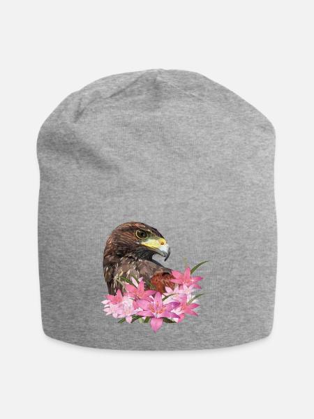 Harris Hawk - Jersey-Beanie - Grau meliert