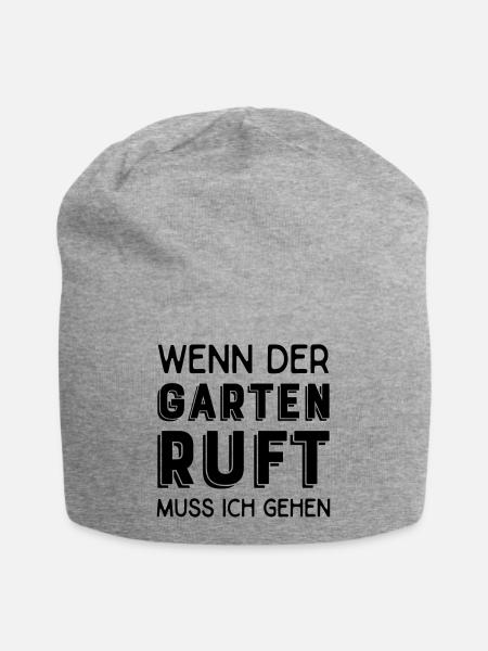 Hobbygärtner - Jersey-Beanie - Grau meliert