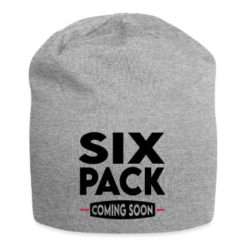 Sport Six Pack Muscles Bodybuilding - Jersey Beanie - heather grey - Front