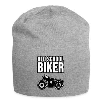 Old School Biker ! - Bonnet en jersey - gris chiné - Devant