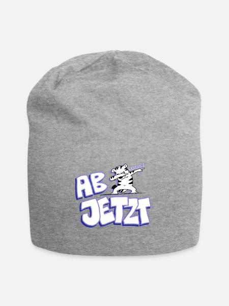 Erste Klasse Dab - Jersey-Beanie - Grau meliert
