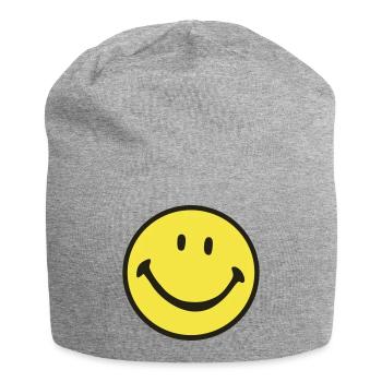 Sourire - Bonnet en jersey - gris chiné - Devant