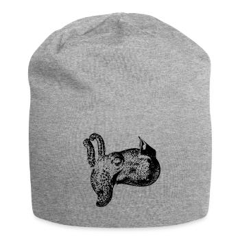 Vintage Cuttlefish - Jersey Beanie - heather grey - Front