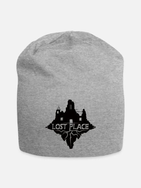 Lost Place - Urbex - Jersey-Beanie - Grau meliert