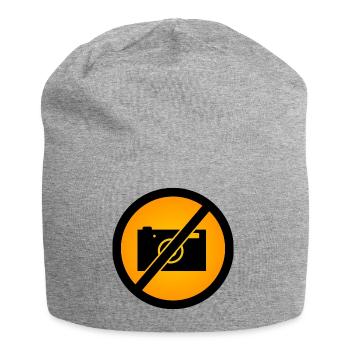 pas de photos - Bonnet en jersey - gris chiné - Devant