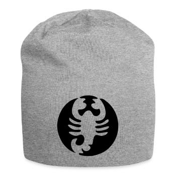 Sternbild Skorpion, Horoskop - Jersey-Beanie - Grau meliert - Vorne