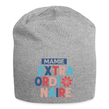 Mamie Extraordinaire Pour Meilleure Mamie - Bonnet en jersey - gris chiné - Devant