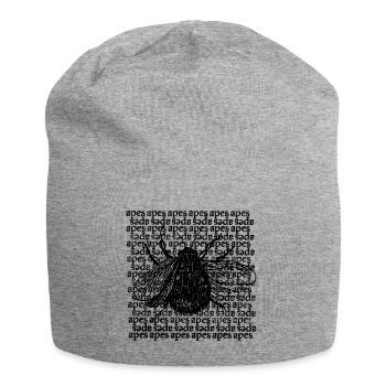 Abeille - Bonnet en jersey - gris chiné - Devant