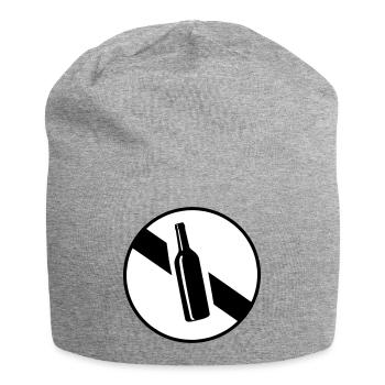 Ende des Trinkverbots - Jersey-Beanie - Grau meliert - Vorne