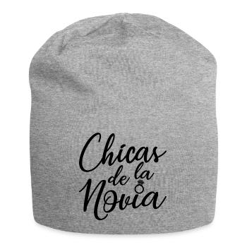 Chicas de la Novia Bridesmaid Team Bride Wedding - Jersey Beanie - heather grey - Front