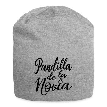 Pandilla de la Novia Bride's Gang Bridesmaid Gift - Jersey Beanie - heather grey - Front