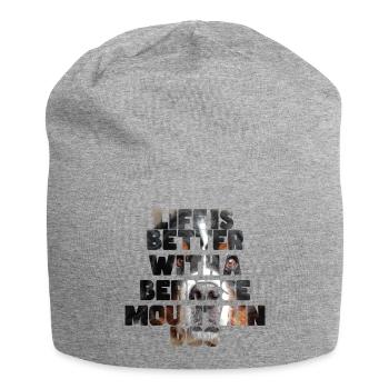 Bouvier bernois - Bonnet en jersey - gris chiné - Devant