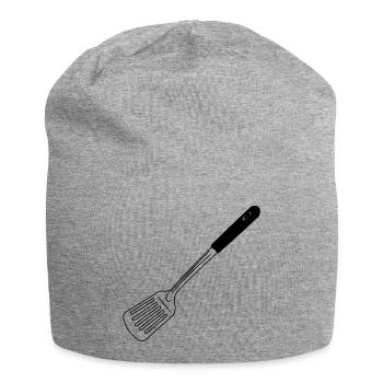 Kitchen utensils baking shovel - Jersey Beanie - heather grey - Front