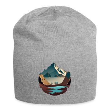 SURREAL - Jersey-Beanie - Grau meliert - Vorne