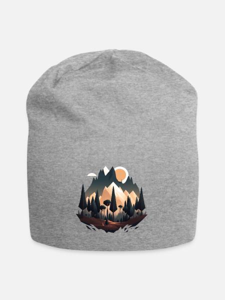 SURREAL - Jersey Beanie - heather grey