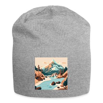 SURREAL - Jersey-Beanie - Grau meliert - Vorne