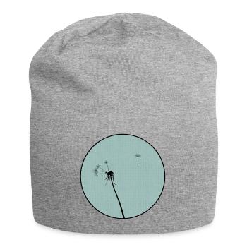 Pissenlit - Bonnet en jersey - gris chiné - Devant