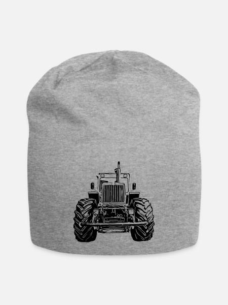 MB trac Front - Jersey-Beanie - Grau meliert