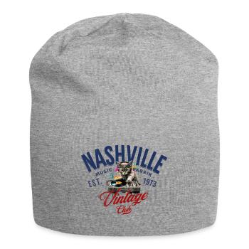 Nashville Musikfabrik Vintage-Club - Jersey-Beanie - Grau meliert - Vorne