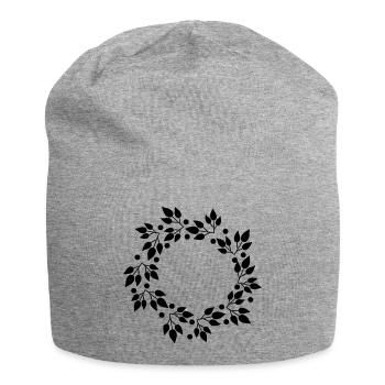 Kranz - Jersey-Beanie - Grau meliert - Vorne