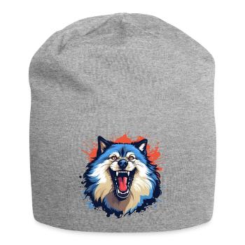Grand Méchant Loup - Bonnet en jersey - gris chiné - Devant